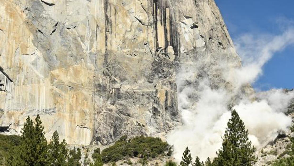 La cara sur de El Capitán n el Parque Nacional de Yosemite, en California