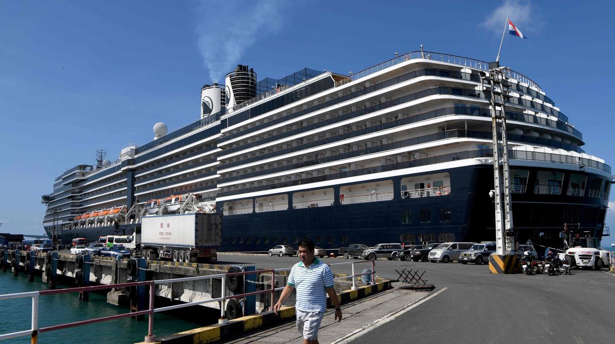 El crucero Westerdam, donde se ha detectado un caso de coronavirus