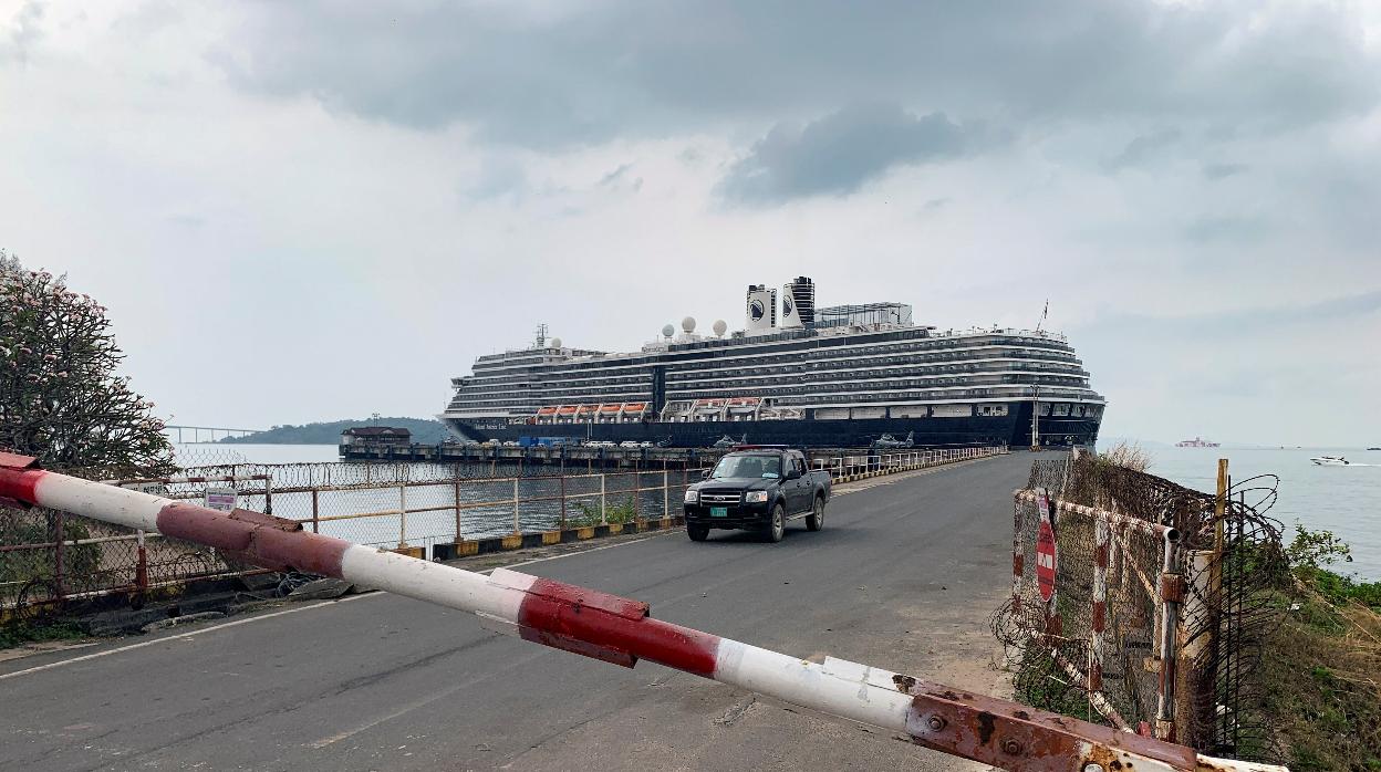 Imagen del crucero «Westerdam» afectado por el coronavirus de China