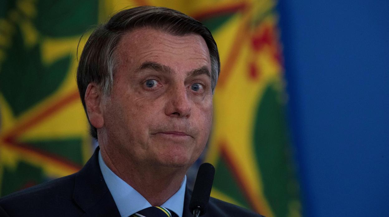 El presidente de Brasil, Jair Bolsonaro, este miércoles