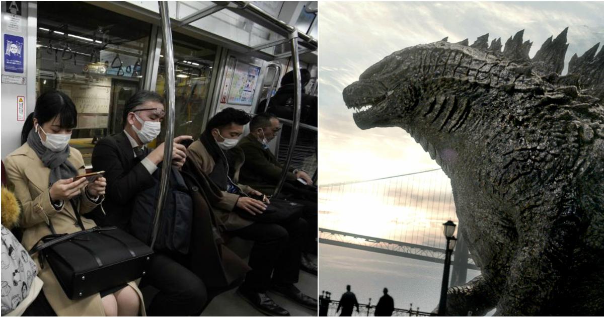 Un alto cargo de Salud japonés dice que solo Godzilla puede contagiar el coronavirus con la tos