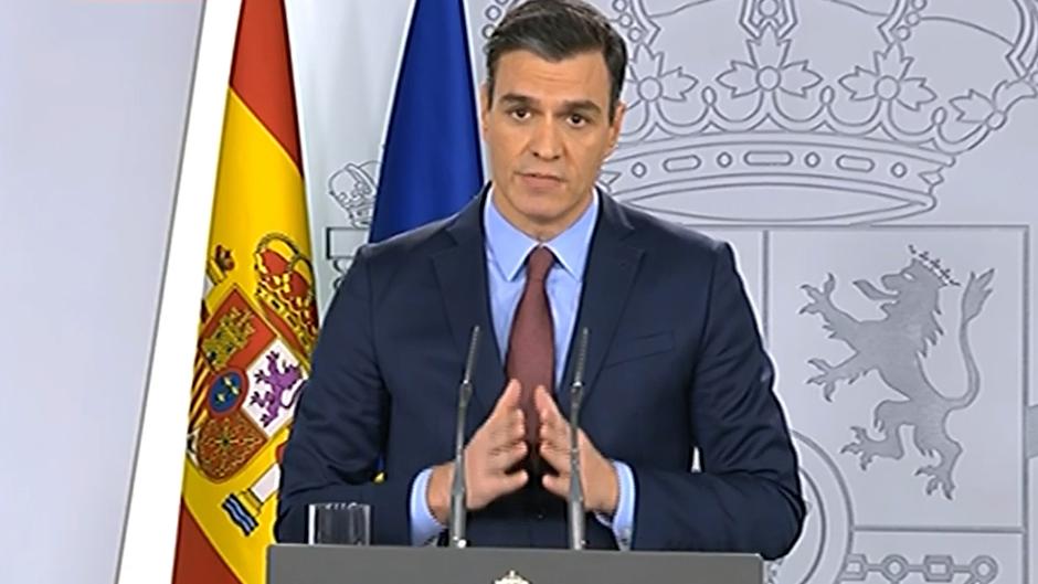 Pedro Sánchez anuncia un plan de emergencia económica contra la crisis del coronavirus