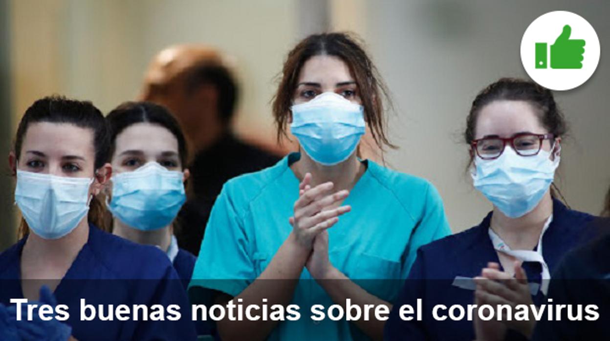 Las tres buenas noticias de hoy sobre el coronavirus