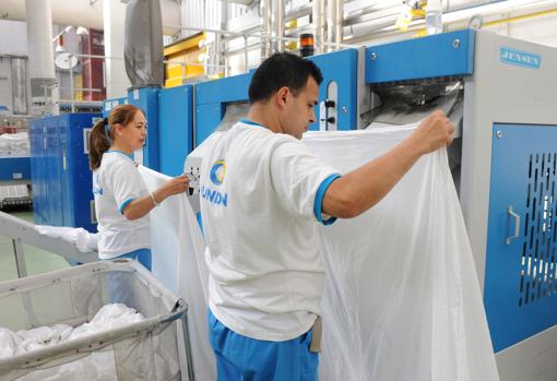 Trabajadores de la planta de Valladolid