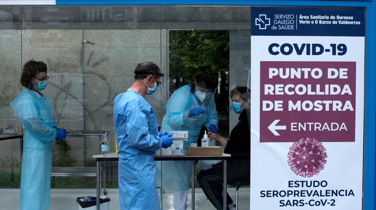 Laboratorio de recogida de muestras, en Galicia