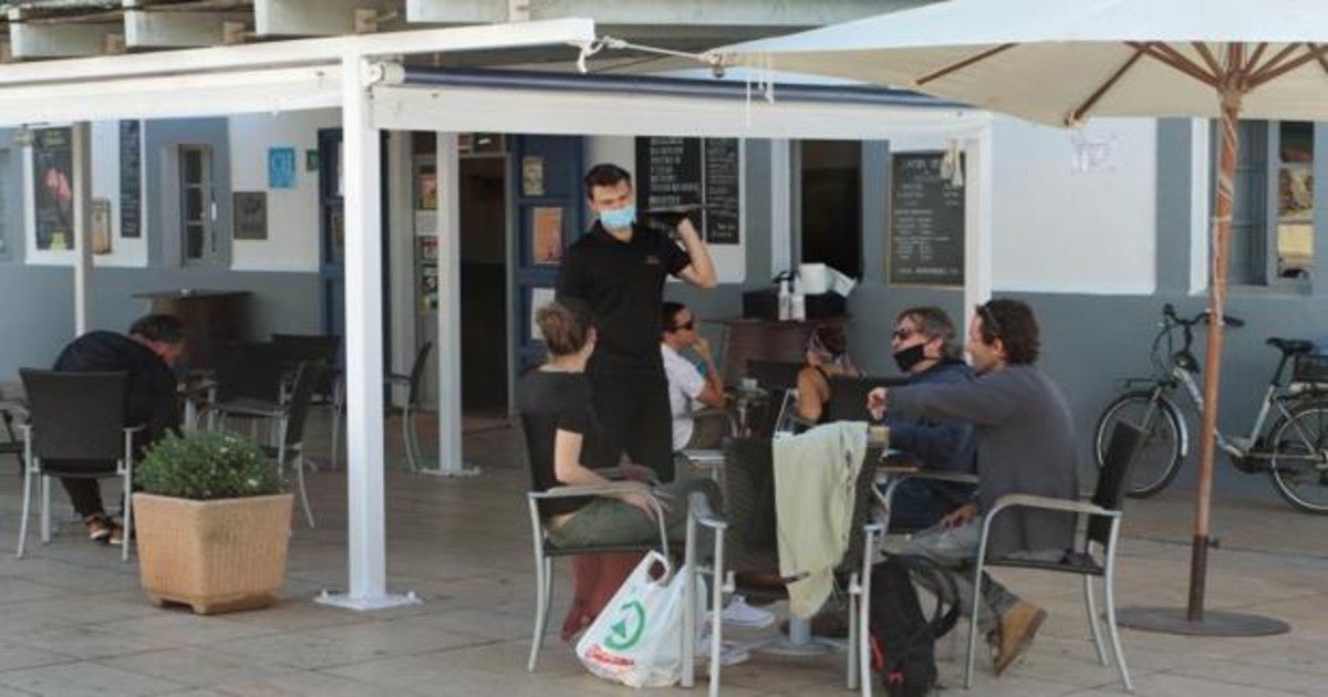 En Formentera la mayoría de los clientes este lunes eran periodistas