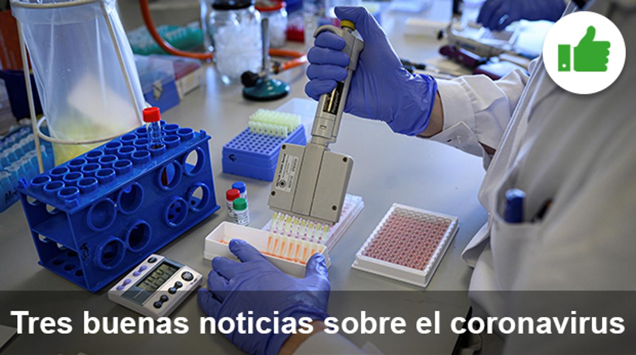 Las tres buenas noticias de hoy sobre el coronavirus