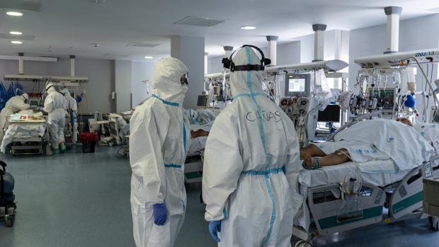En España fallecieron uno de cada cinco hospitalizados por Covid