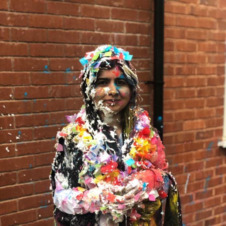 Malala durante la celebración de su graduación