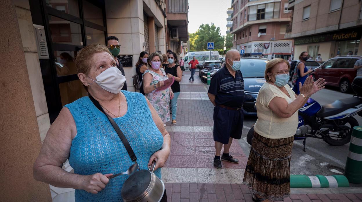 Protestas por la llegada de migrantes a Cartagena