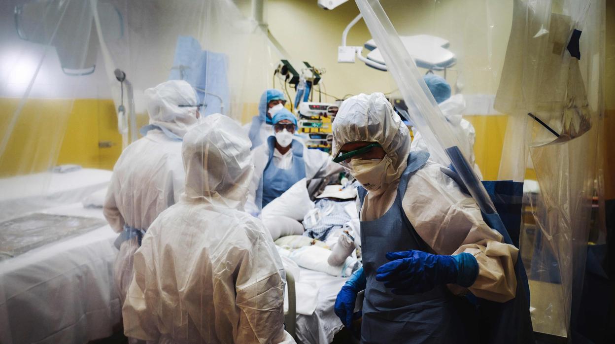 Un hospital de París en plena pandemia