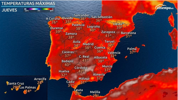 El calor no se va: temperaturas extremas toda la semana y el jueves se «romperá» el mercurio