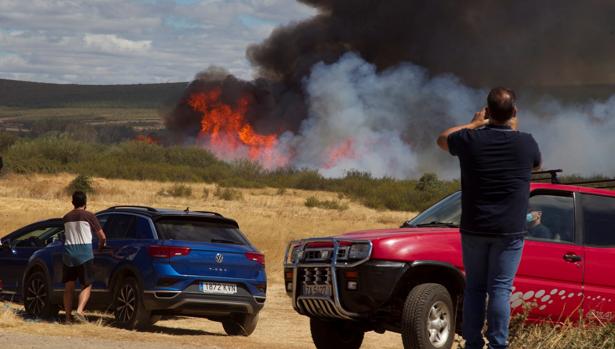 El incendio de Zamora supera las 2.000 hectáreas carbonizadas