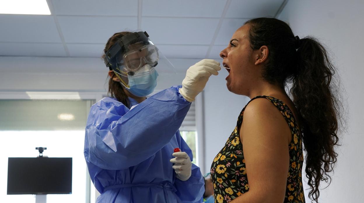 Pruebas de coronavirus en Madrid