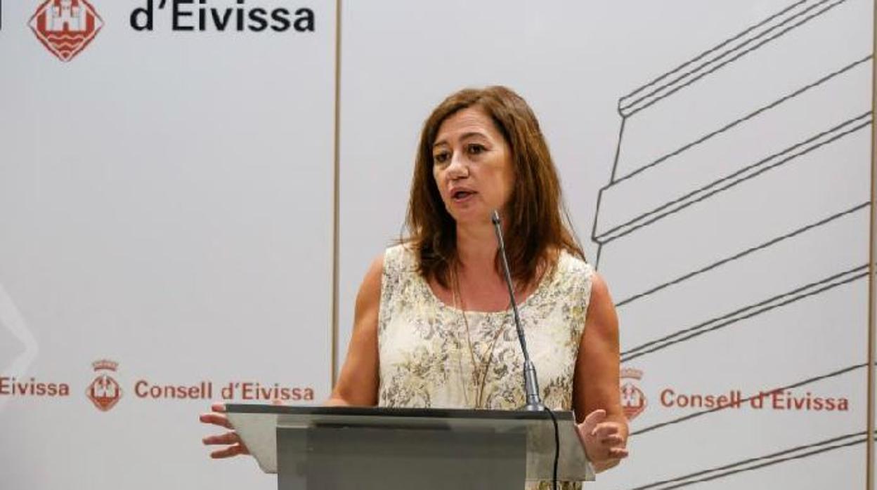 La presidenta del Gobierno de Baleares, Francina Armengol