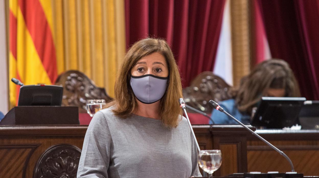 La presidenta balear, Francina Armengol, ayer