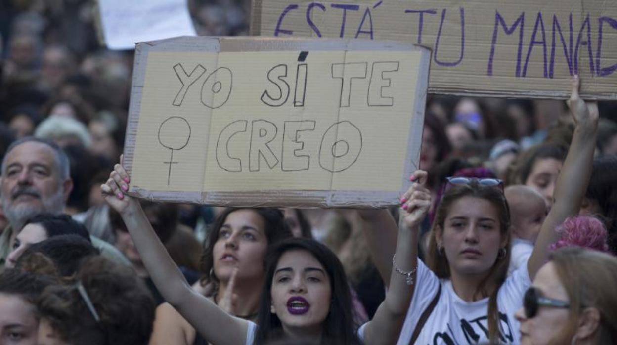 Manifestación en Pamplona