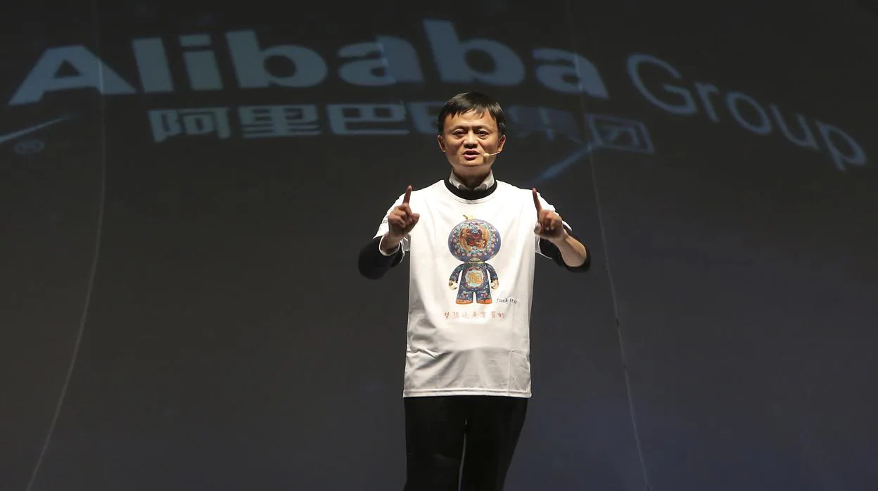 Fotografía de archivo del fundador de Alibaba, Jack Ma