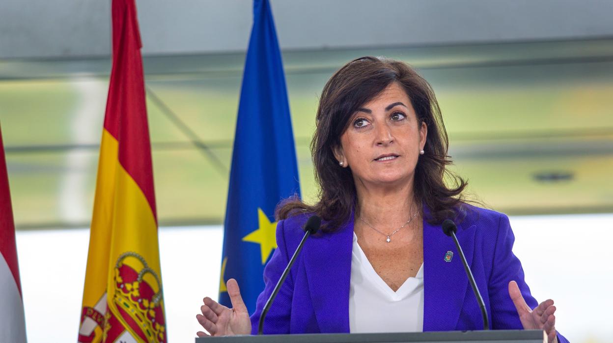 La presidenta del gobierno de La rioja Concha Andreu, en el Palacio de Congresos de La Rioja