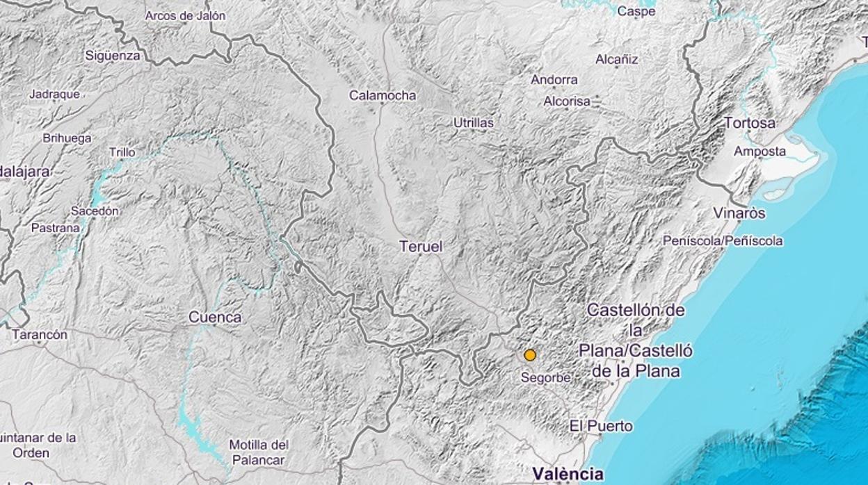 Registrado un terremoto de 2,6 grados en Castellón