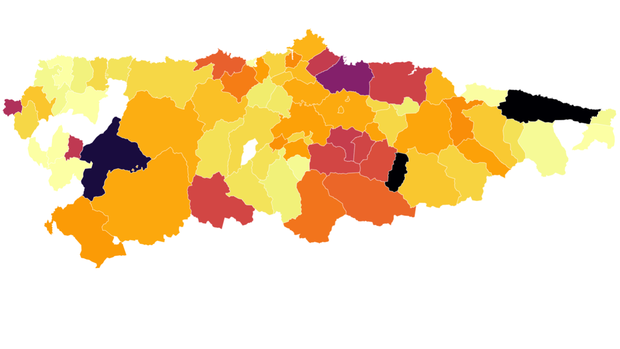 Coronavirus Asturias | Estos son los municipios con mayor incidencia de contagios de Covid-19