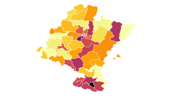 Coronavirus Navarra: estas son las zonas y municipios con más casos de Covid-19