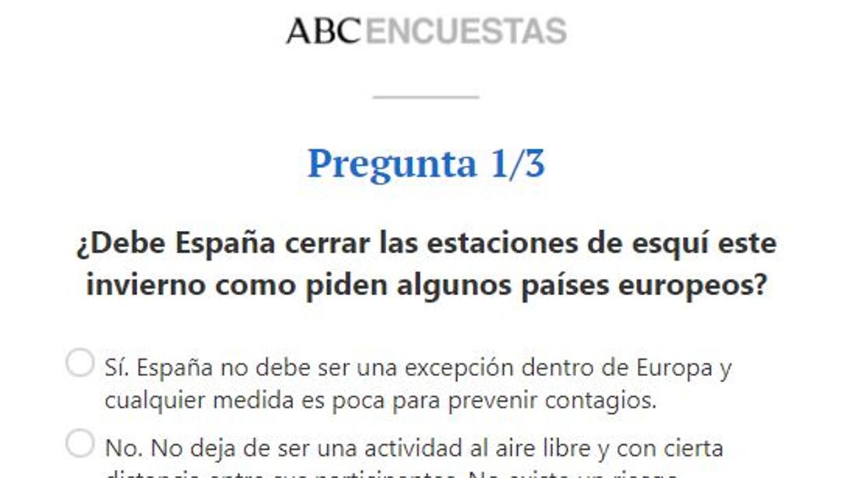 Vota: ¿Debe España cerrar las estaciones de esquí este invierno como piden algunos países europeos?