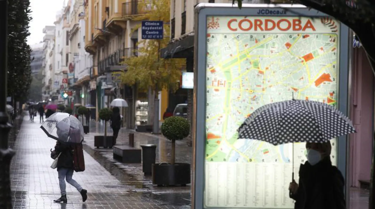 La lluvia en Córdoba este jueves