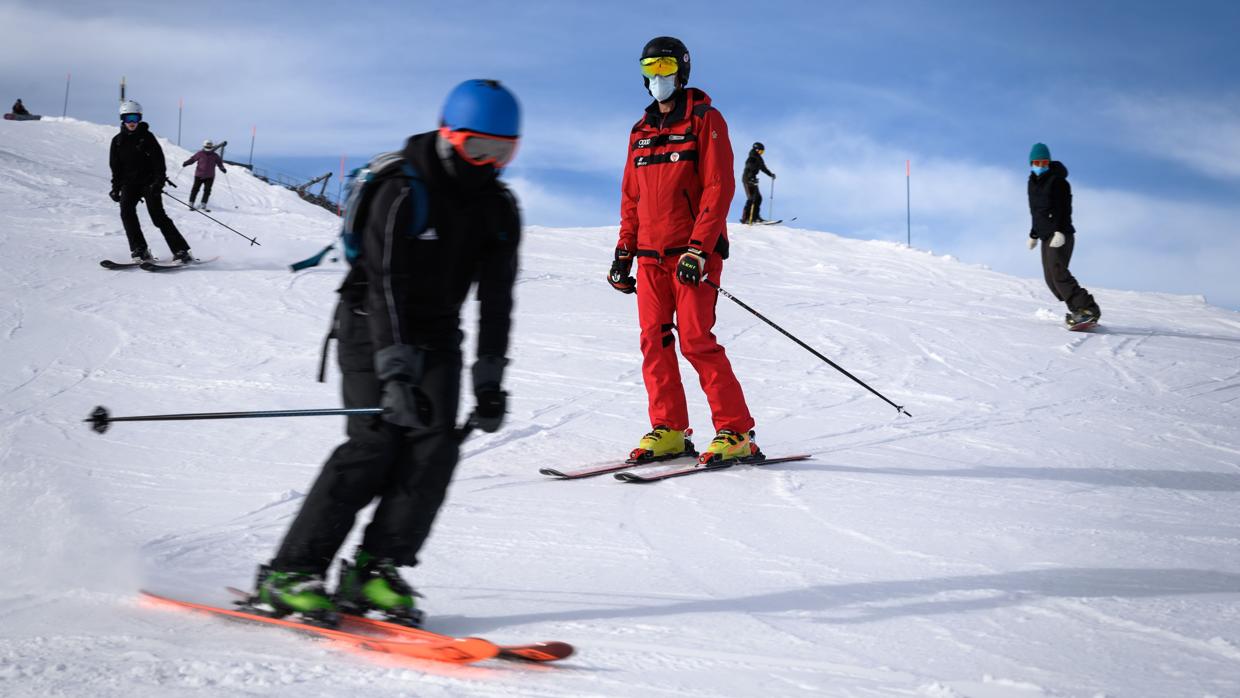 Las pistas de esquí suizos están abiertas