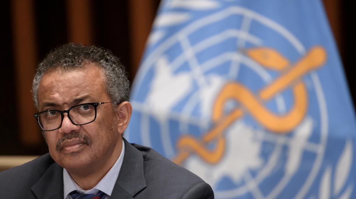 Tedros Adhanom Ghebreyesus, director general de la OMS, hoy en Ginebra