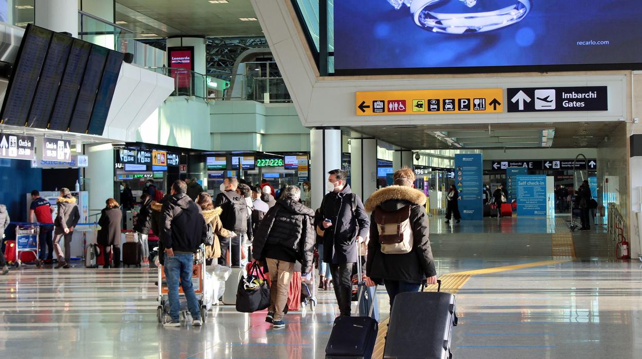 El aeropuerto de Fiumicino de Roma, tras el cierre por Navidad