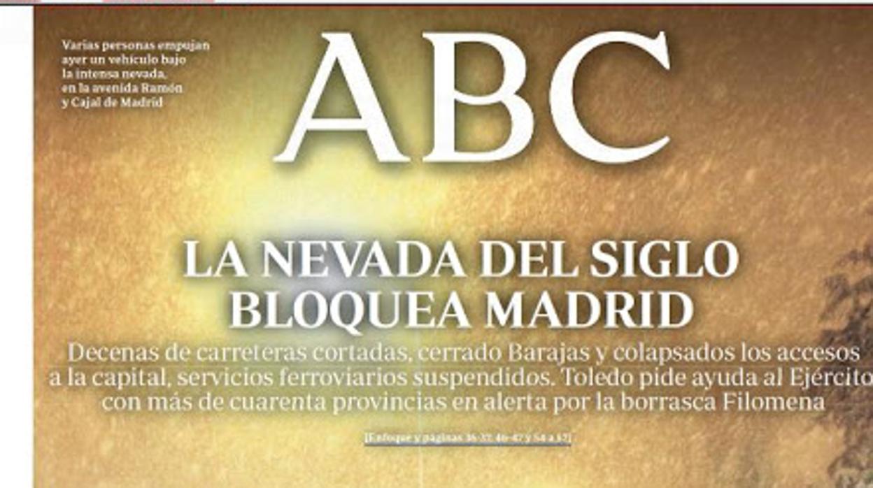 Disfrute de la edición impresa de ABC a través de la plataforma KyM por sólo 0,99 €