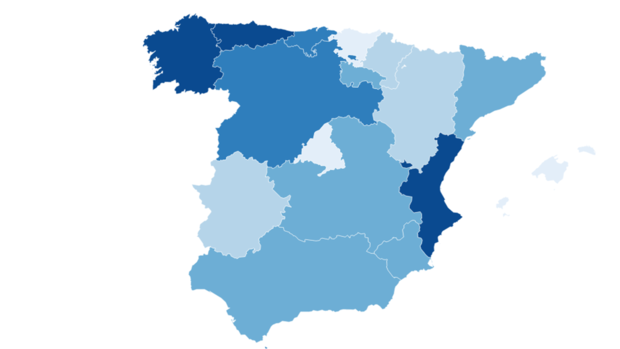 Vacunación en España | Datos y porcentajes de población vacunada de coronavirus por comunidades
