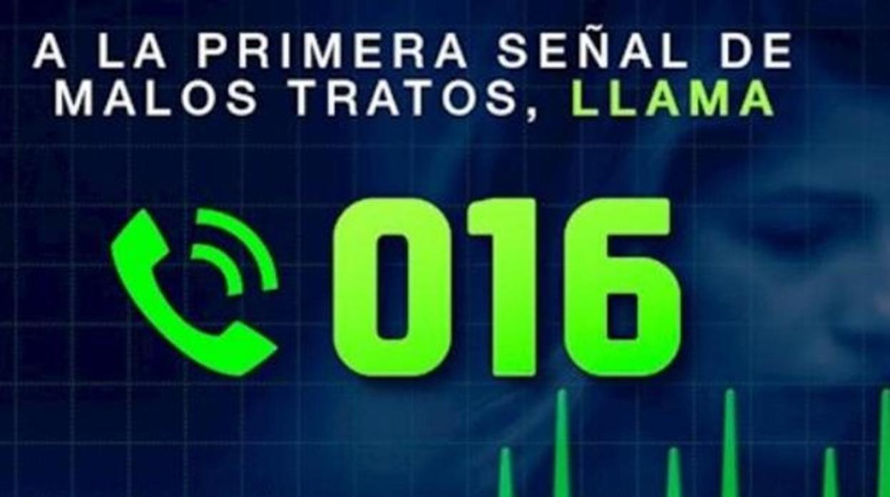 El teléfono 016 contra la violencia de género recibió el año pasado 10.240 llamadas más que en 2019