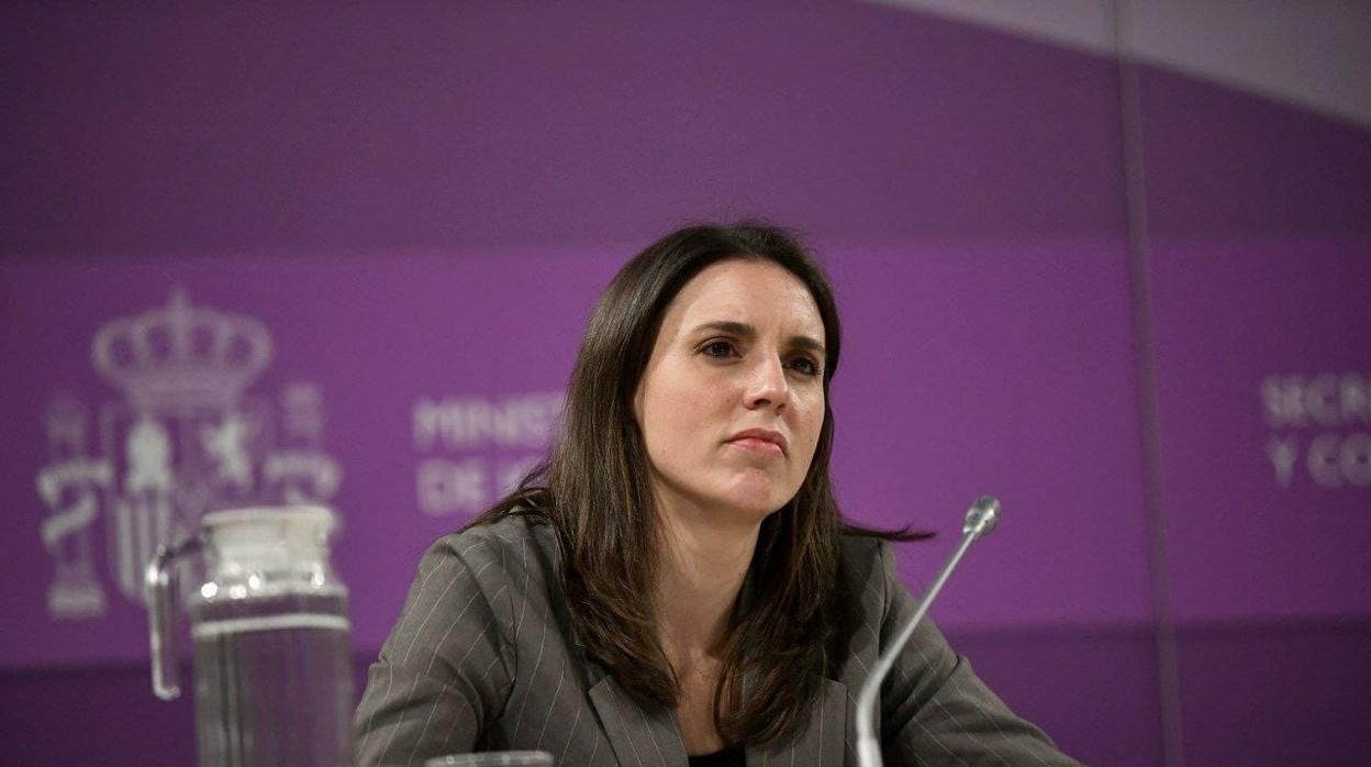 Irene Montero, el pasado lunes en el acto inaugural del 8-M