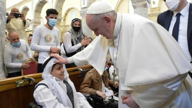El Papa en Qaraqosh: «Nuestro encuentro demuestra que el terrorismo y la muerte nunca tienen la última palabra»