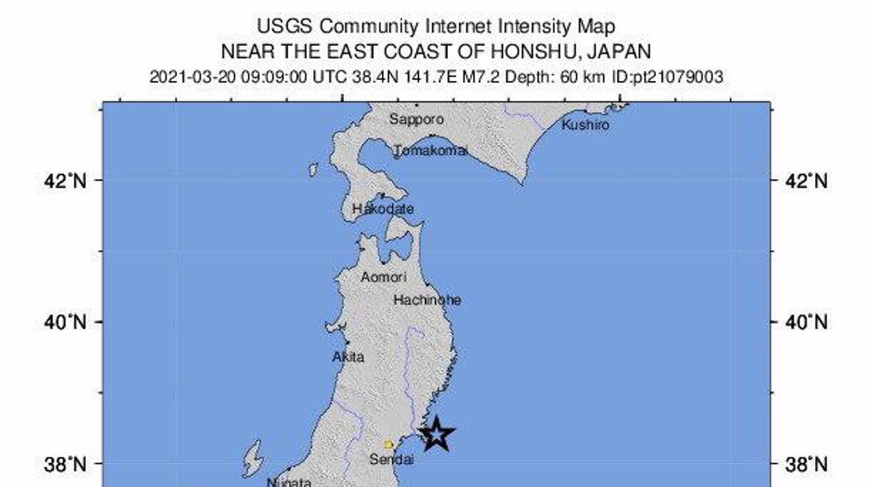 Al menos siete heridos por un seísmo de 6,9 en Japón que ha provocado una breve alerta por tsunami