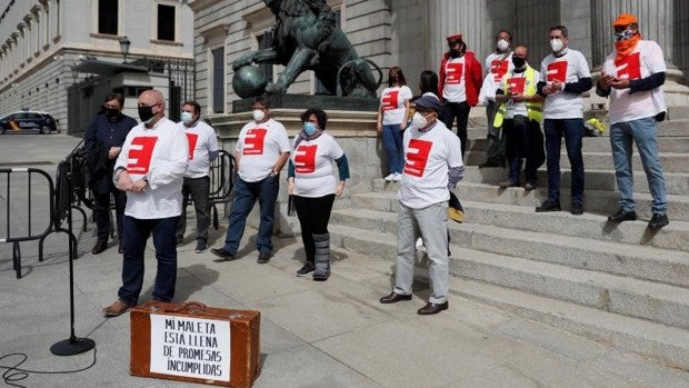 La España Vaciada vuelve alzar la voz frente al Congreso dos años después: «Somos la resistencia»