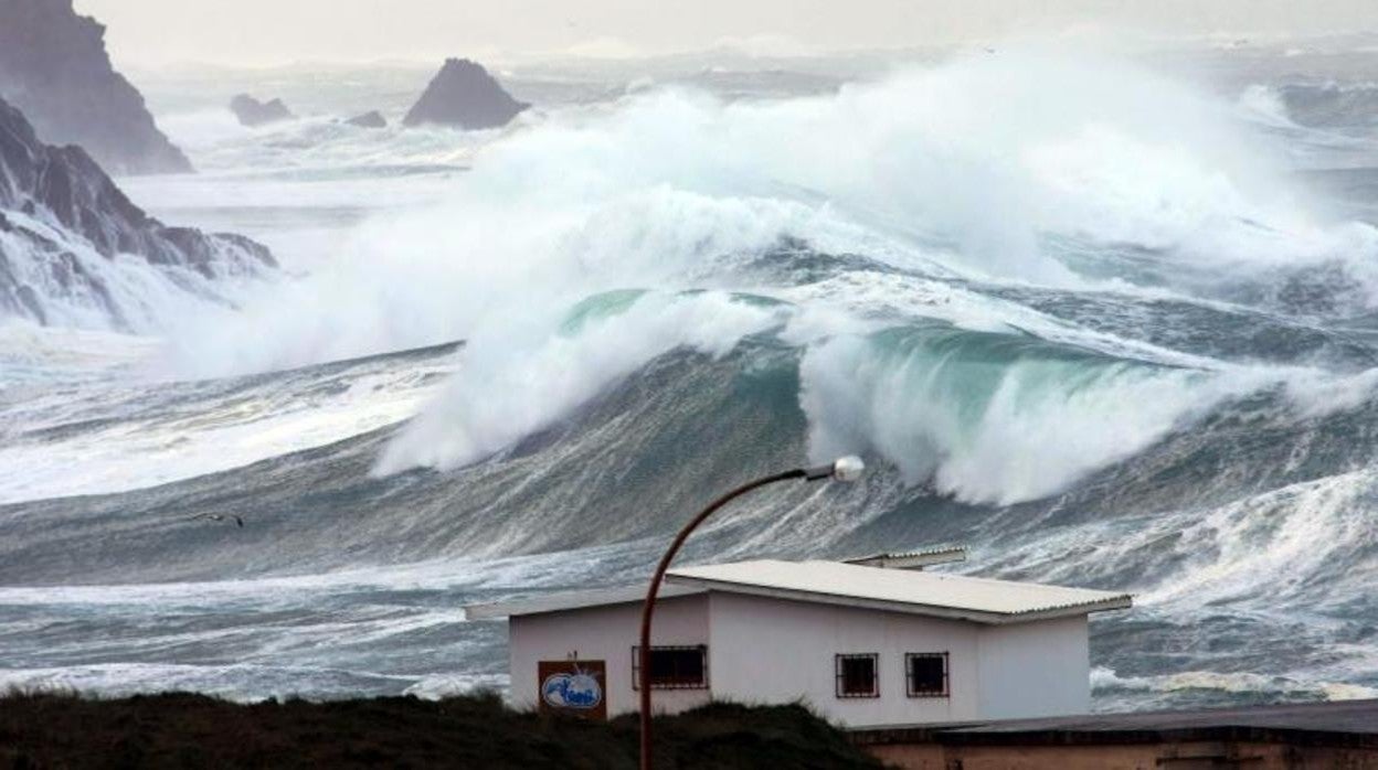 Costa de Meirás en el noroeste de Galicia