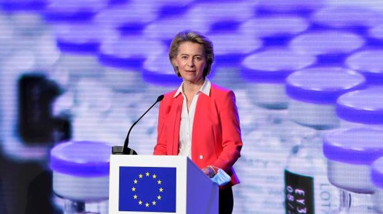 La presidenta de la Comisión Europea, Ursula von der Leyen