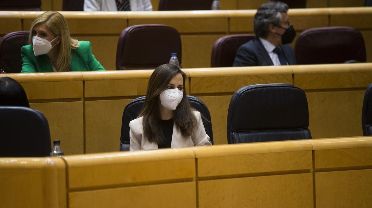 Imagen de archivo de la ministra de Derechos Sociales, Ione Belarra, en el Senado