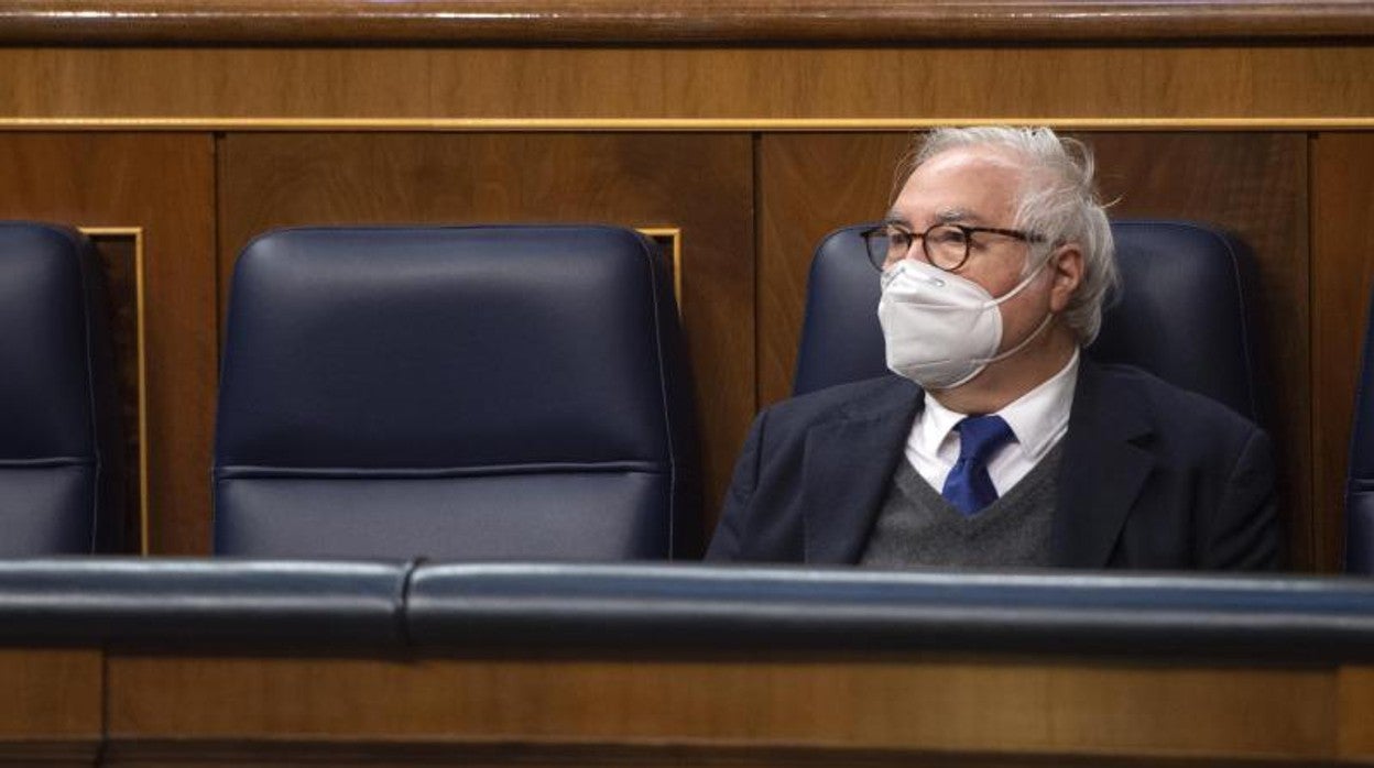 Manuel Castells, ministro de Universidades, en el Congreso de los Diputados