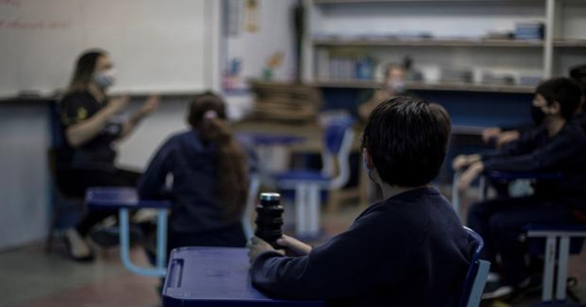 Alumnos en una clase