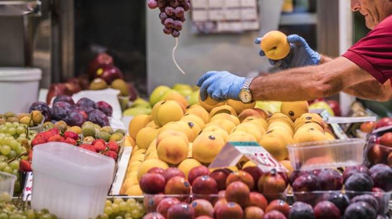 Imagen de archivo de una frutería