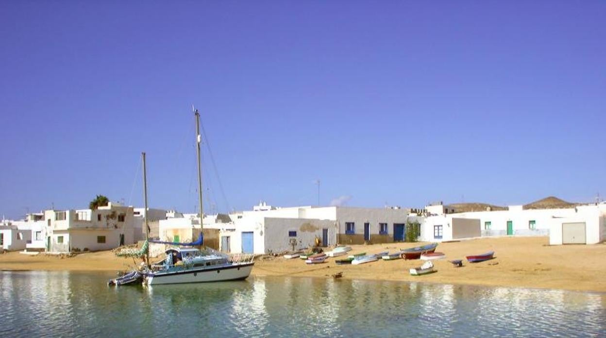 Caleta de Sebo, en La Graciosa