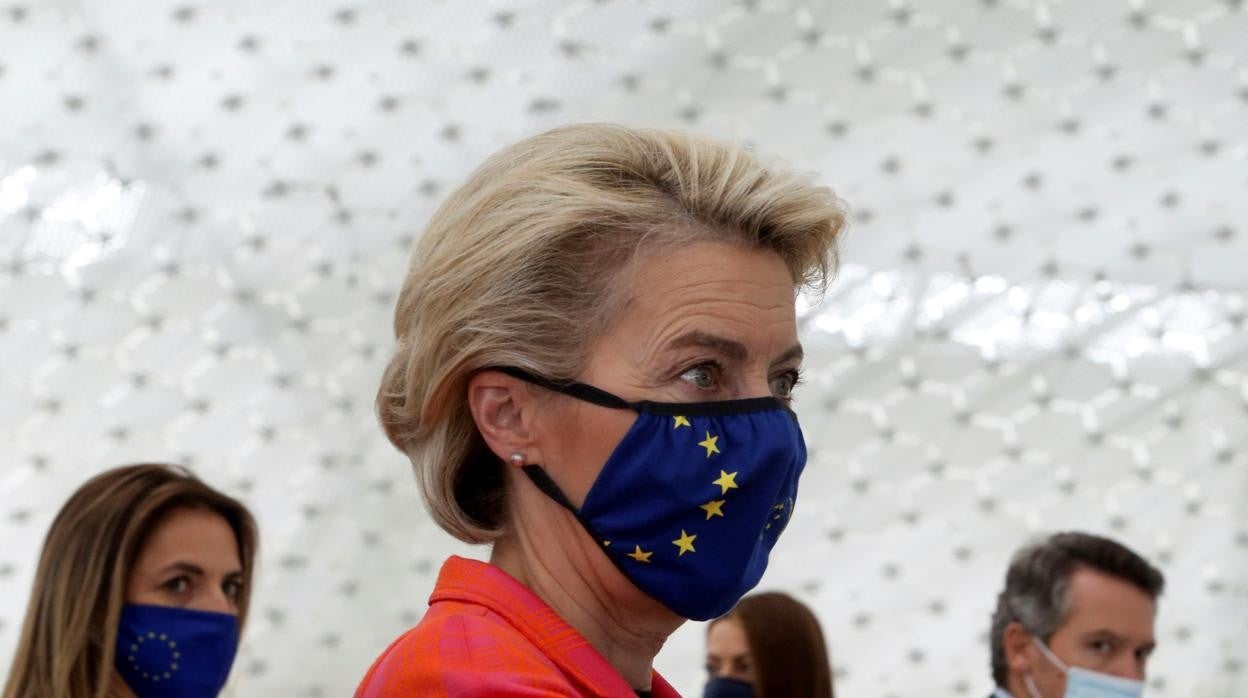 La presidenta de la Comisión Europea, Ursula von der Leyen