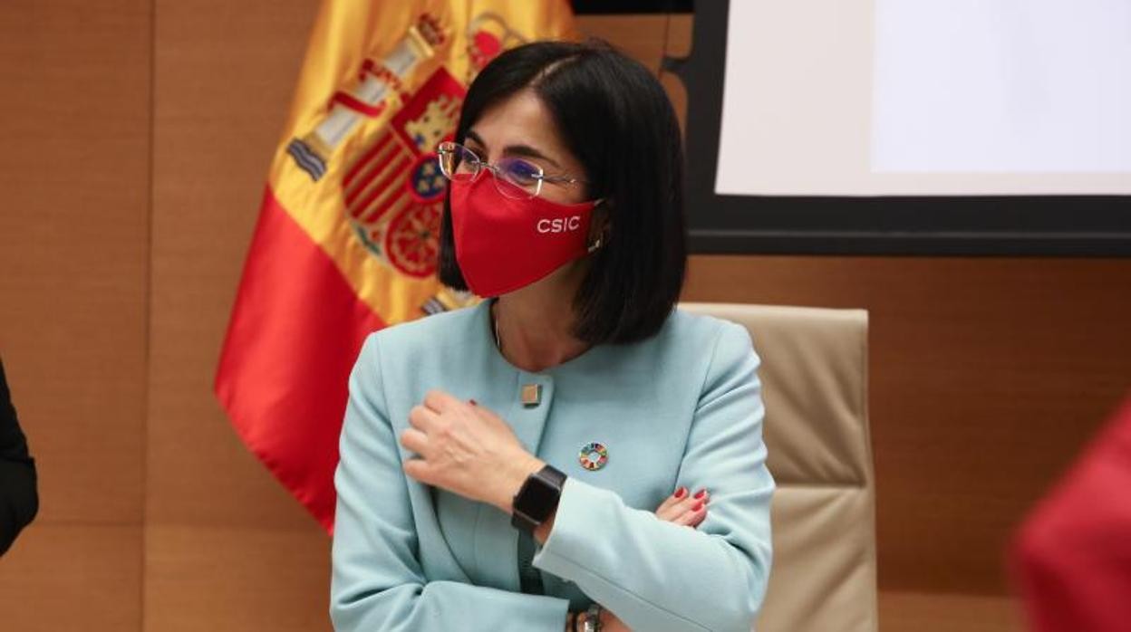 La ministra de Sanidad Carolina Darias