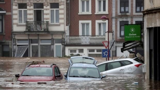 Cuatro muertos por las inundaciones en Bélgica