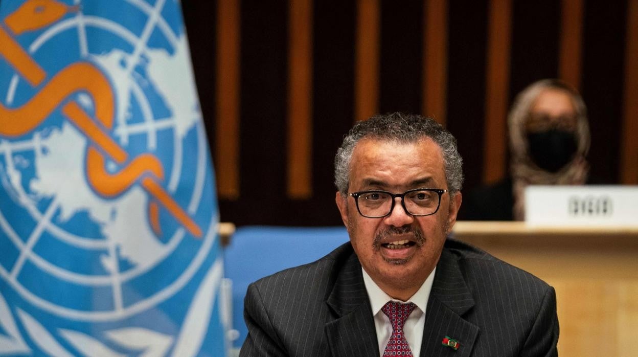 El director general de la OMS, Tedros Adhanom Ghebreyesus