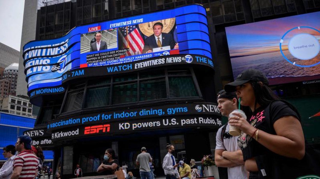 Times Square este martes